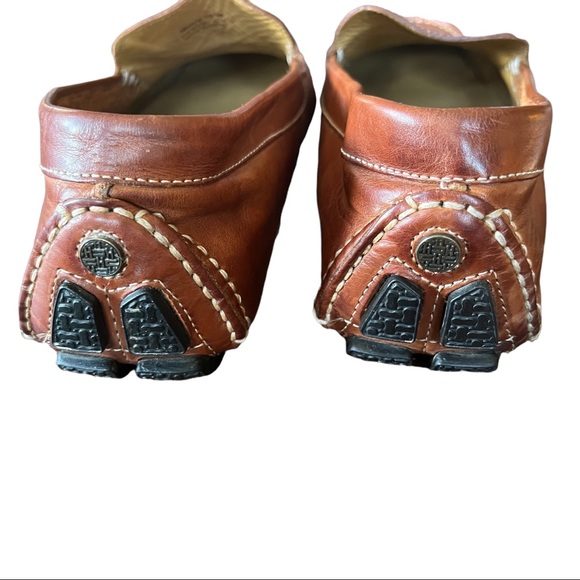 Cole Haan Men Leather Brown Moccasin Driver Slip On Shoe Sz 10 - Picture 5 of 12